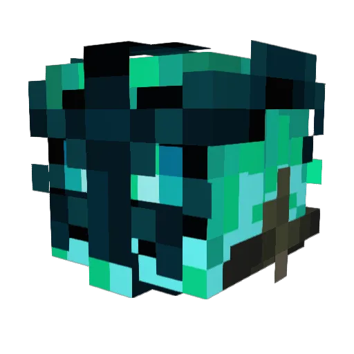 ehrg Minecraft avatar head, 3D render