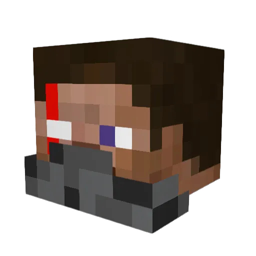 ehttheth_t Minecraft avatar head, 3D render