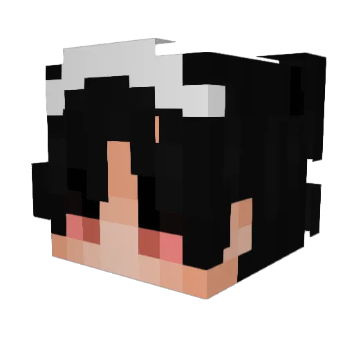 ehusband Minecraft avatar head, 3D render