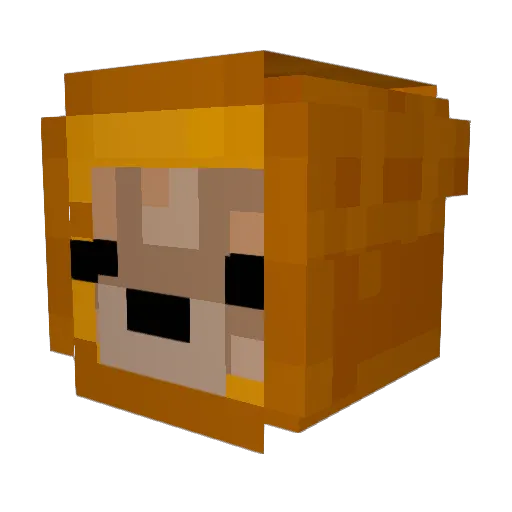 ehy_ Minecraft avatar head, 3D render