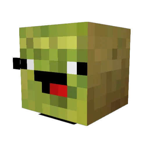 eibsen Minecraft avatar head, 3D render