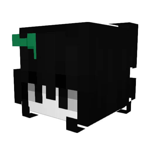 eibyy Minecraft avatar head, 3D render