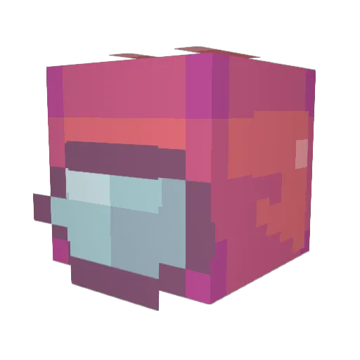 eidorain Minecraft avatar head, 3D render