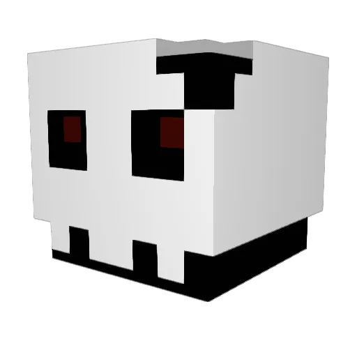eidrah Minecraft avatar head, 3D render