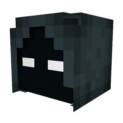 eidyl Minecraft avatar head, 3D render