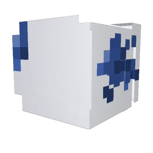 eierkitzeln Minecraft avatar head, 3D render