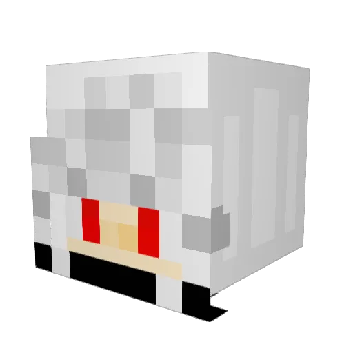 eightcanmine Minecraft avatar head, 3D render