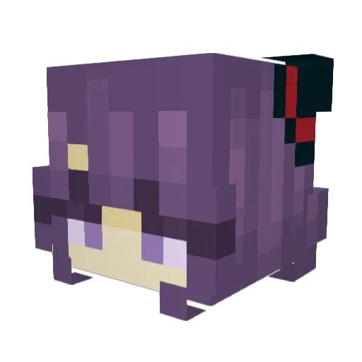 eighthpillar Minecraft avatar head, 3D render