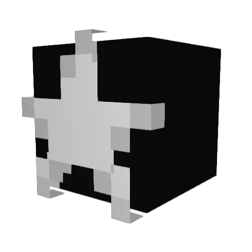 eightsbane Minecraft avatar head, 3D render