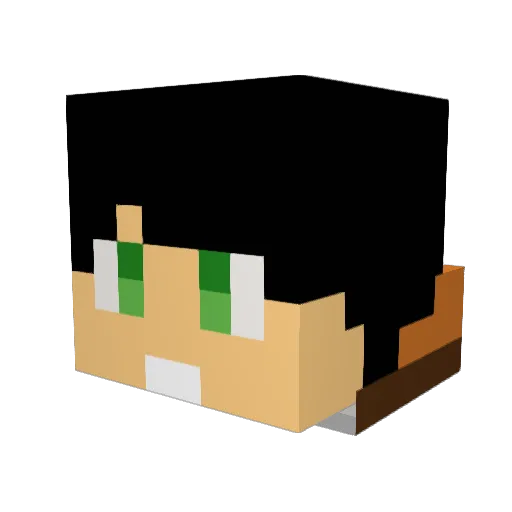 eigorian126 Minecraft avatar head, 3D render