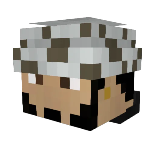 eihenrique Minecraft avatar head, 3D render