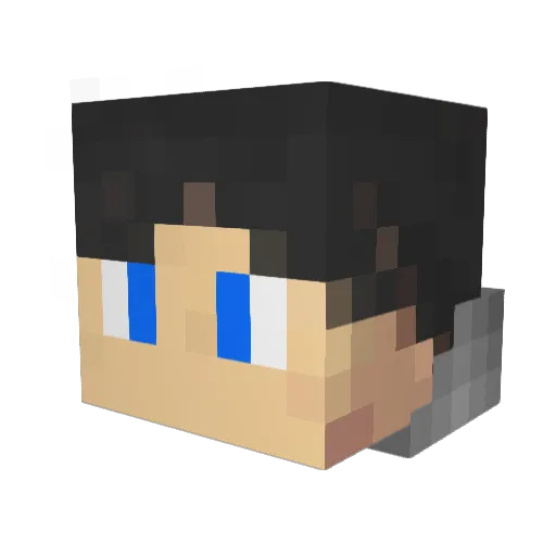 eijnok Minecraft avatar head, 3D render