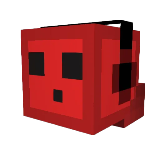 eijzz Minecraft avatar head, 3D render