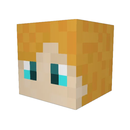 eikobear Minecraft avatar head, 3D render