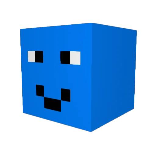 eikun080 Minecraft avatar head, 3D render