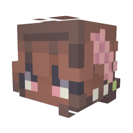eileithyia111 Minecraft avatar head, 3D render