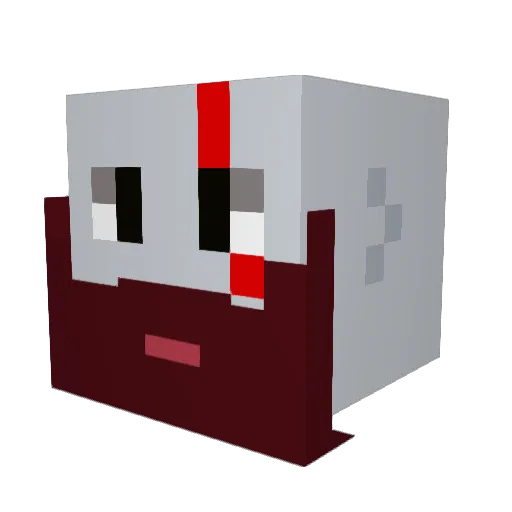 eimexx Minecraft avatar head, 3D render