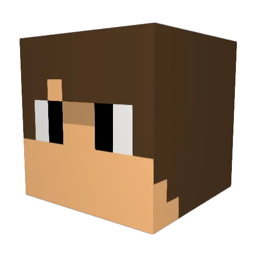 eimmiT Minecraft avatar head, 3D render