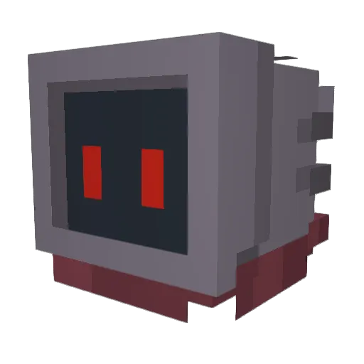 eimsteim Minecraft avatar head, 3D render