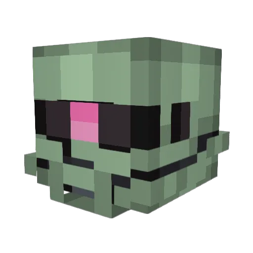 ein62 Minecraft avatar head, 3D render