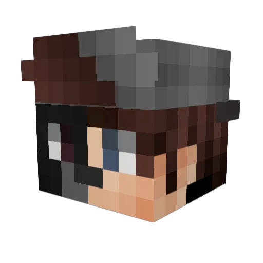 einJoonas Minecraft avatar head, 3D render