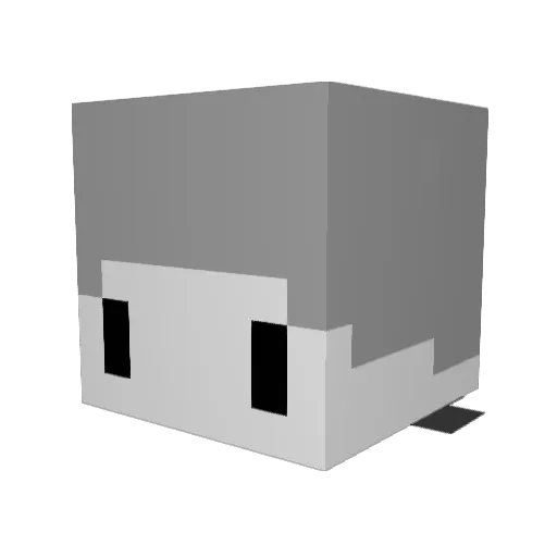 einbengel Minecraft avatar head, 3D render