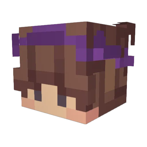 eindaniel Minecraft avatar head, 3D render