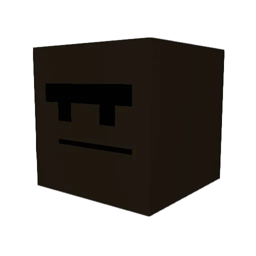 einerauchen_ Minecraft avatar head, 3D render