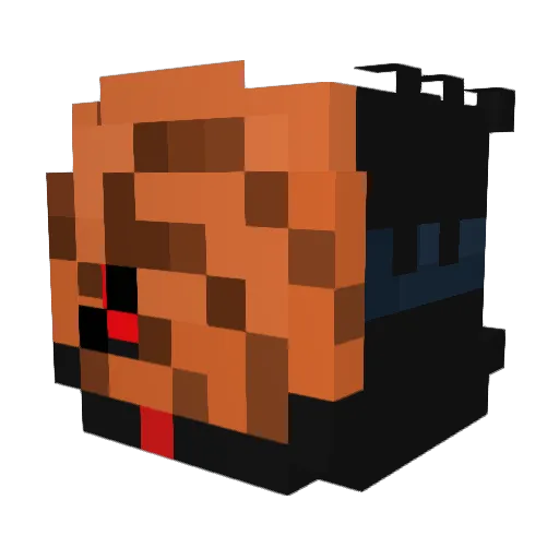 einfachLorenzo Minecraft avatar head, 3D render