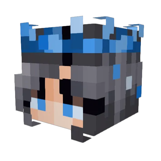 einhornfee_21 Minecraft avatar head, 3D render