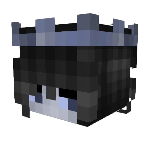 eiqrhxwrty Minecraft avatar head, 3D render
