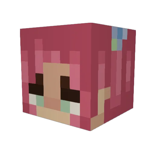 eiramleah Minecraft avatar head, 3D render