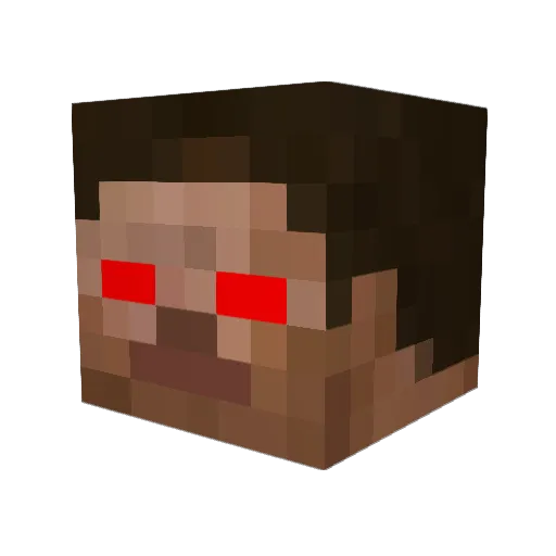 eiriko102 Minecraft avatar head, 3D render