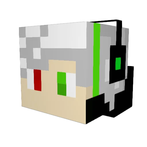 eiriko123 Minecraft avatar head, 3D render
