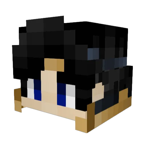 eis_kaffee Minecraft avatar head, 3D render