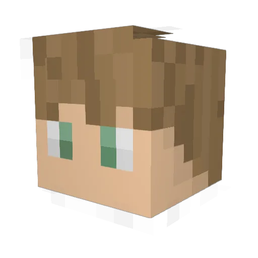 eisfalke32 Minecraft avatar head, 3D render