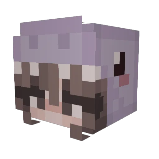 eishi101 Minecraft avatar head, 3D render