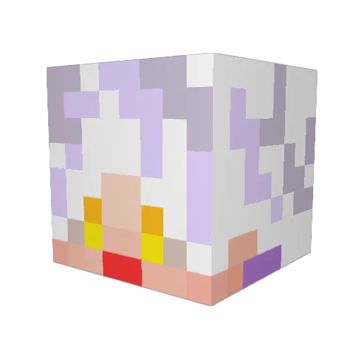 eit0o Minecraft avatar head, 3D render