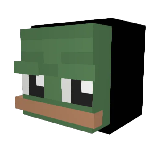 eitan421 Minecraft avatar head, 3D render