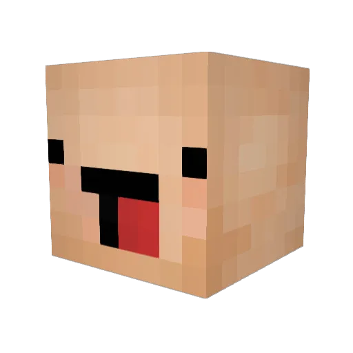 eito_desktop Minecraft avatar head, 3D render