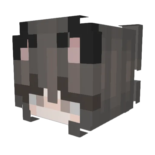 eivirish Minecraft avatar head, 3D render