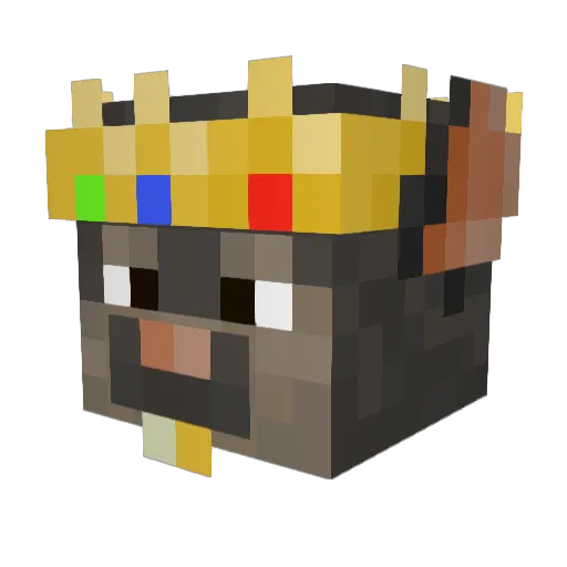 ej585 Minecraft avatar head, 3D render