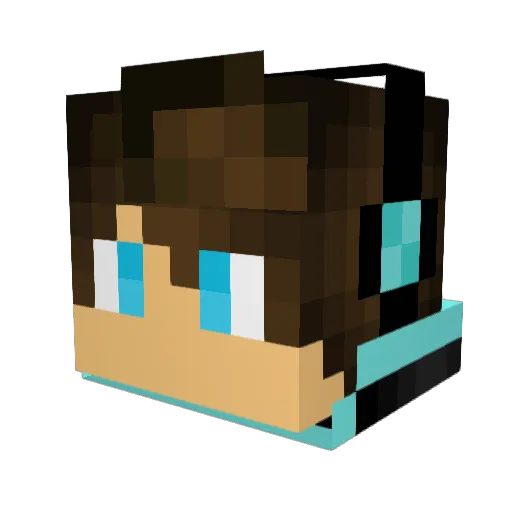 ejc11 Minecraft avatar head, 3D render