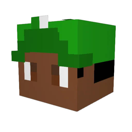 ejkendrick Minecraft avatar head, 3D render