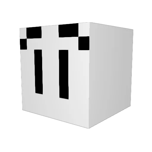 ejm02 Minecraft avatar head, 3D render