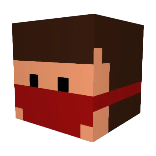 ejsmasher777 Minecraft avatar head, 3D render