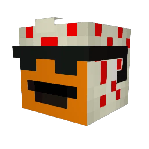 ejsr92 Minecraft avatar head, 3D render