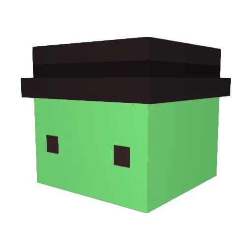 ejt9501 Minecraft avatar head, 3D render