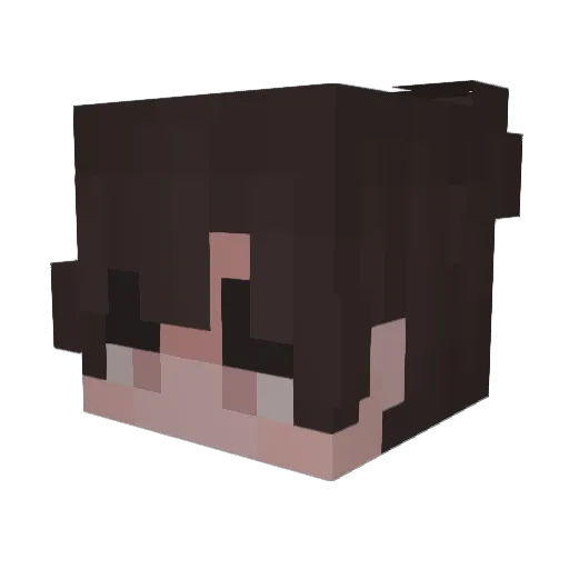 ejten Minecraft avatar head, 3D render