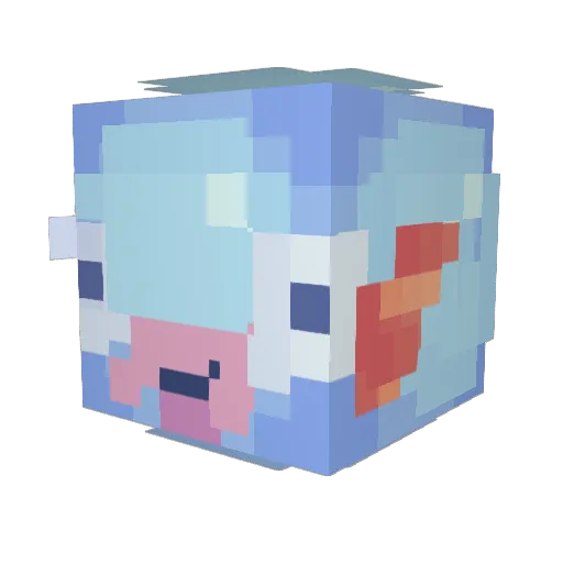 ejy0 Minecraft avatar head, 3D render